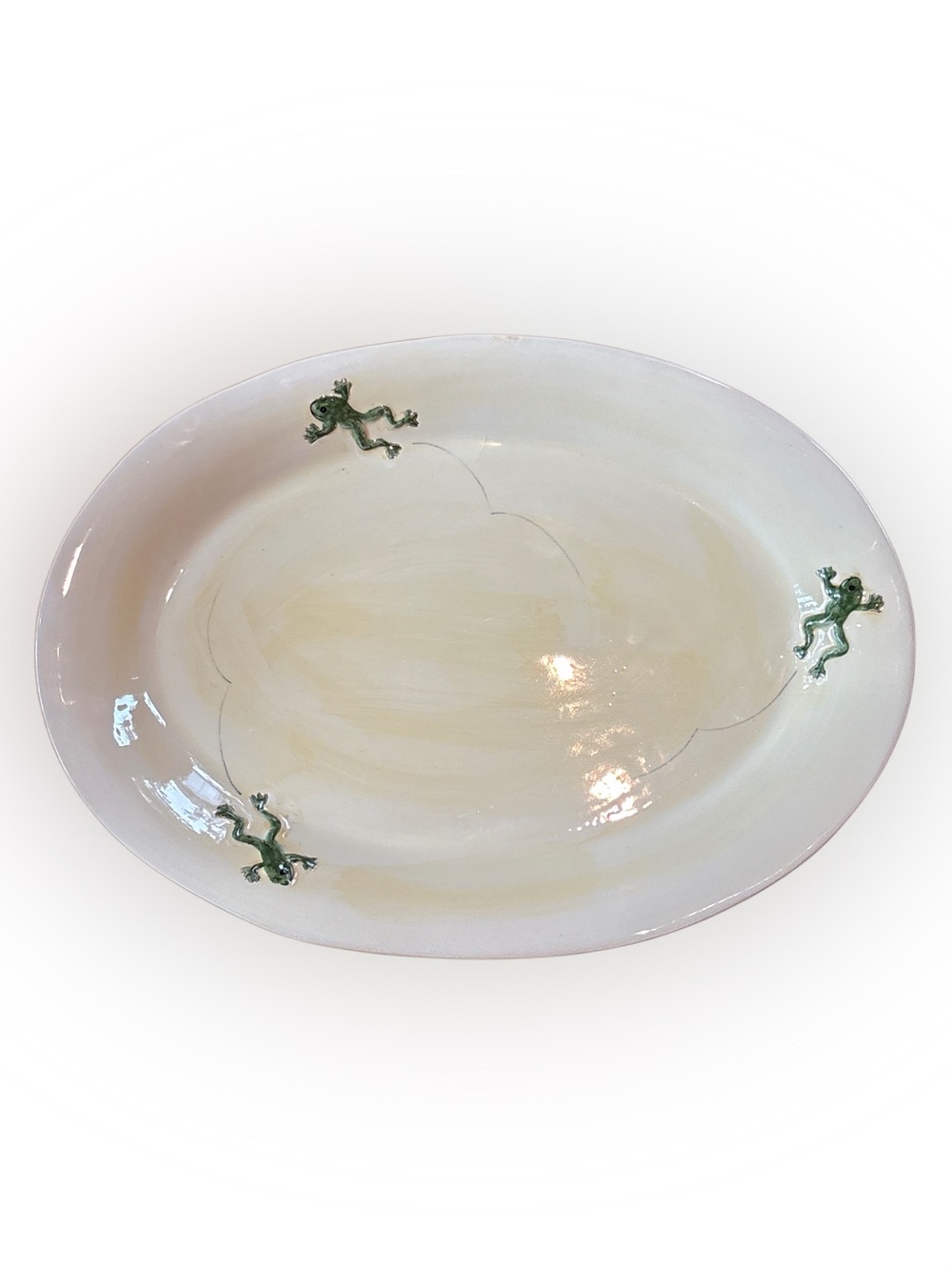 Pottery Barn Frog Platter: Whimsical
Cottagecore Serving Dish